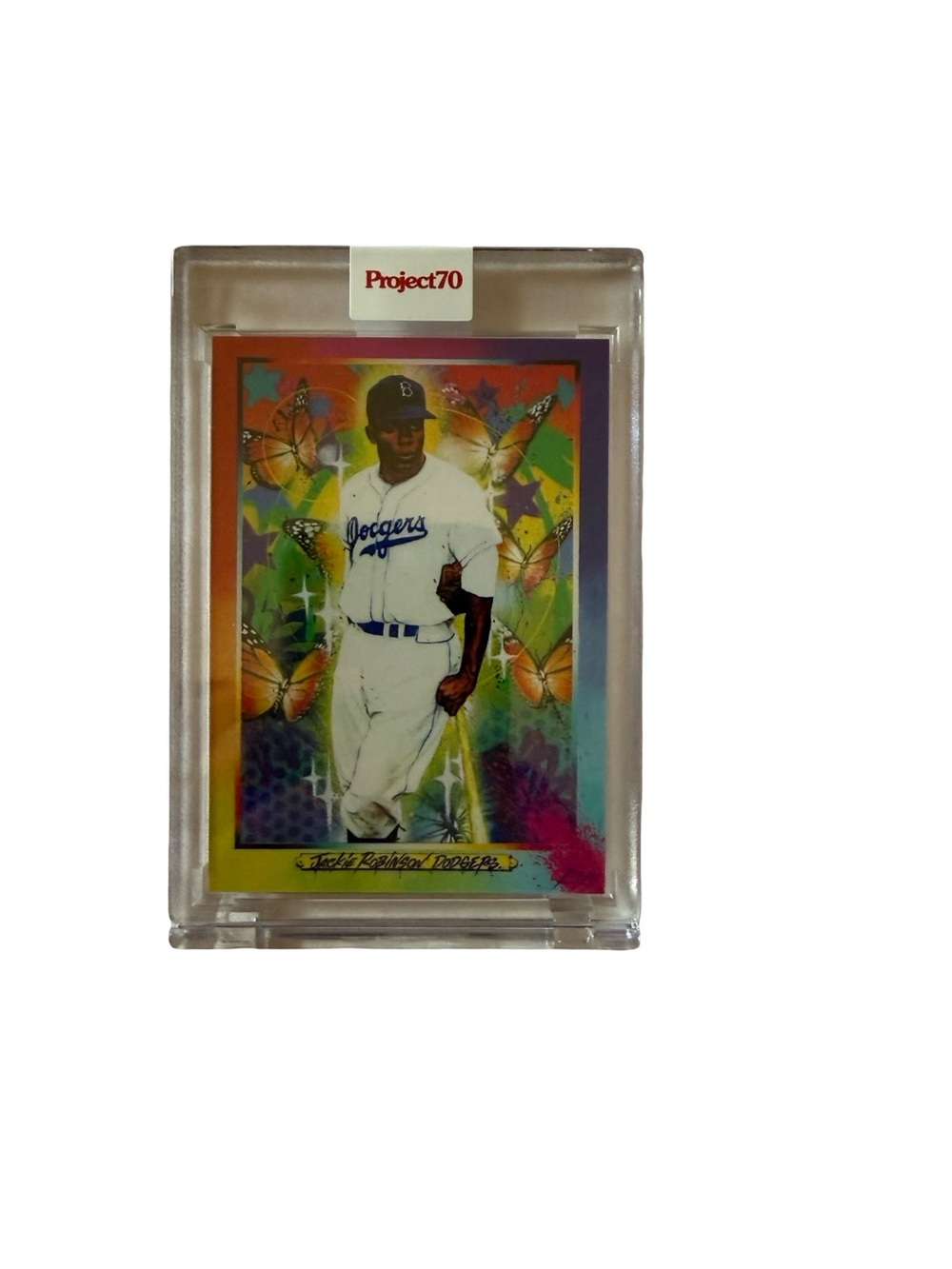 2021 TOPPS PROJECT70 #124 Jackie Robinson by RISK Baseball Card
